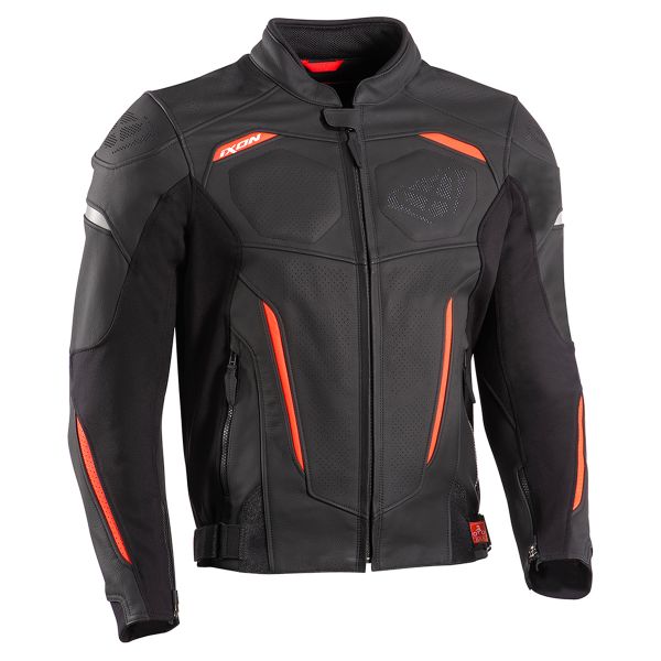 Cazadora moto Ixon Ceros Black Red