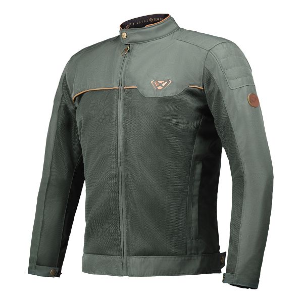 Cazadora moto Ixon Cornet Green Brown Cazadora moto Ixon Cornet Green Brown