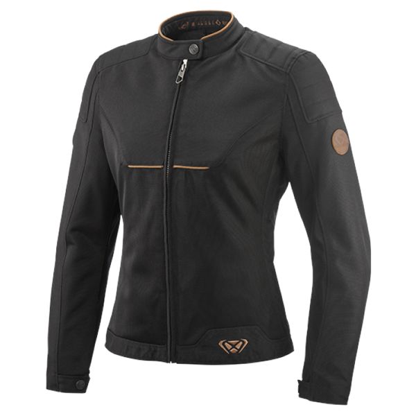 Cazadora moto Ixon Cornet Lady Black Brown Cazadora moto Ixon Cornet Lady Black Brown