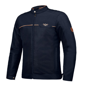 Cazadora moto Ixon Cornet Navy Brown