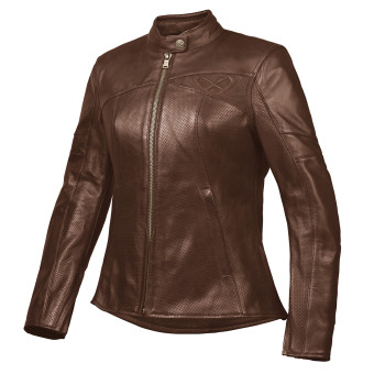 Cazadora moto Ixon Crank Air Lady Brown