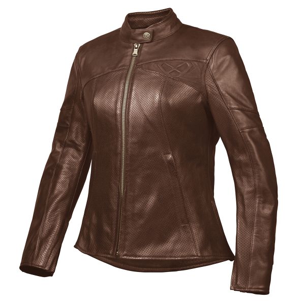 Cazadora moto Ixon Crank Air Lady Brown