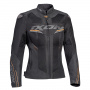 Cazadora moto Ixon Draco Lady Anthracite Black Gold