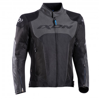 Cazadora moto Ixon Dragg Black Grey