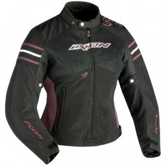 Cazadora moto Ixon Electra Negro Violeta