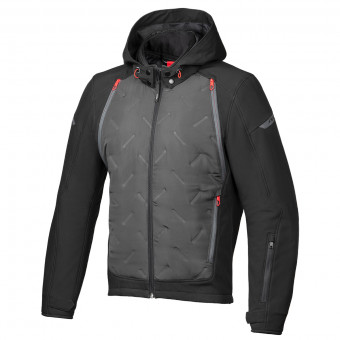 Cazadora moto Ixon Fary Black Anthracite Red