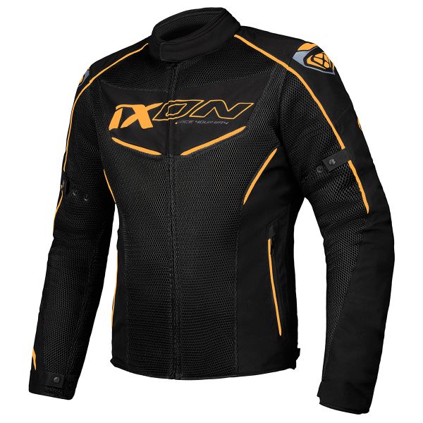 Cazadora moto Ixon Flicker Black Orange
