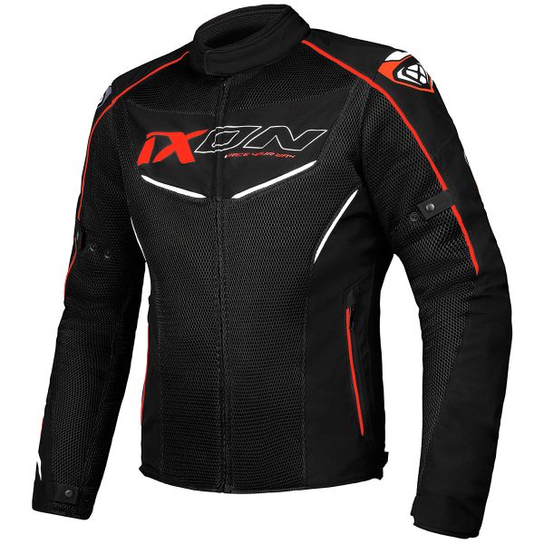 Cazadora moto Ixon Flicker Black White Red Cazadora moto Ixon Flicker Black White Red