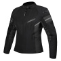 Cazadora moto Ixon Ilana Evo Black Anthracite Silver