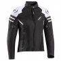 Cazadora moto Ixon Ilana Evo Black White Grey