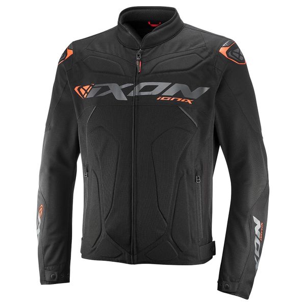 Cazadora moto Ixon Ionix Negro Antracita Naranja Cazadora moto Ixon Ionix Negro Antracita Naranja