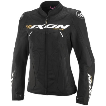 Cazadora moto Ixon Ionix Lady Negro Blanco Cazadora moto Ixon Ionix Lady Negro Blanco