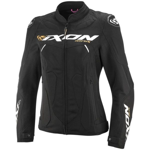 Cazadora moto Ixon Ionix Lady Negro Blanco