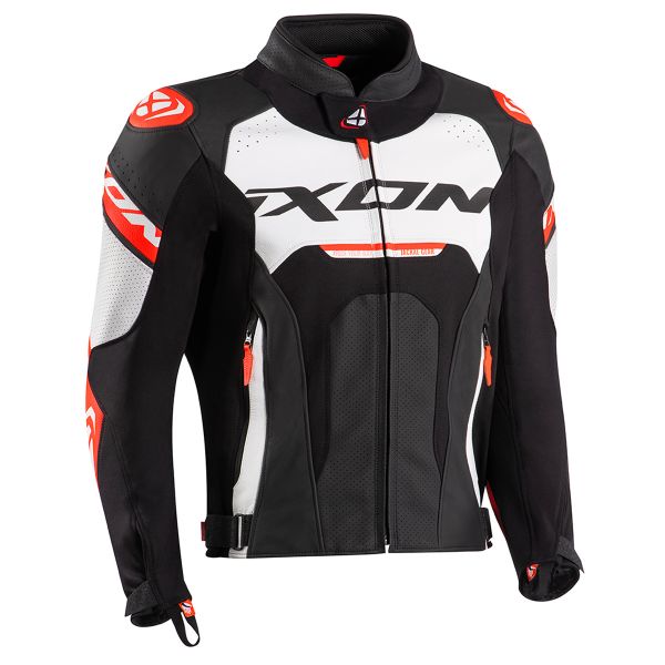 Cazadora moto Ixon Jackal Jacket White Black Red Cazadora moto Ixon Jackal Jacket White Black Red