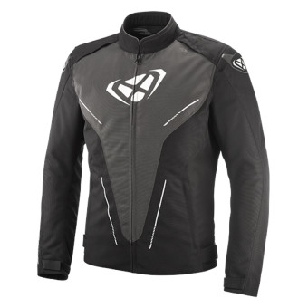 Cazadora moto Ixon Prodigy Black Anthracite White