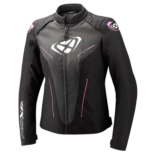 Cazadora moto Ixon Prodigy Lady Black Anthracite Pink