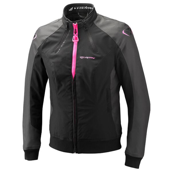 Cazadora moto Ixon Siwa Lady Black Anthracite Pink Cazadora moto Ixon Siwa Lady Black Anthracite Pink