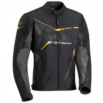 Cazadora moto Ixon Slash Black Anthracite Orange