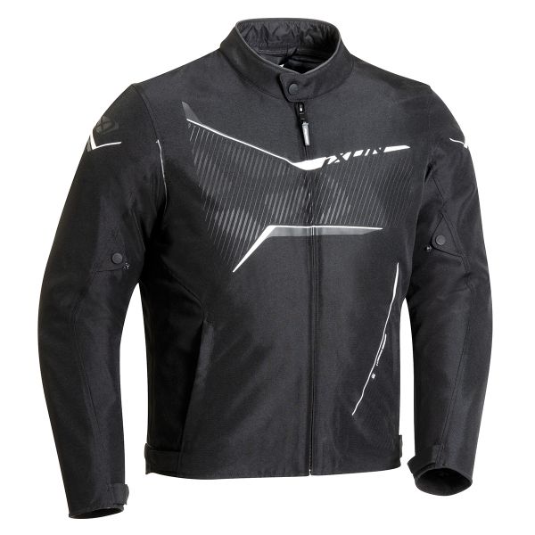 Cazadora moto Ixon Slash C Black White