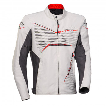 Cazadora moto Ixon Slash Light Grey Anthracite Red Cazadora moto Ixon Slash Light Grey Anthracite Red