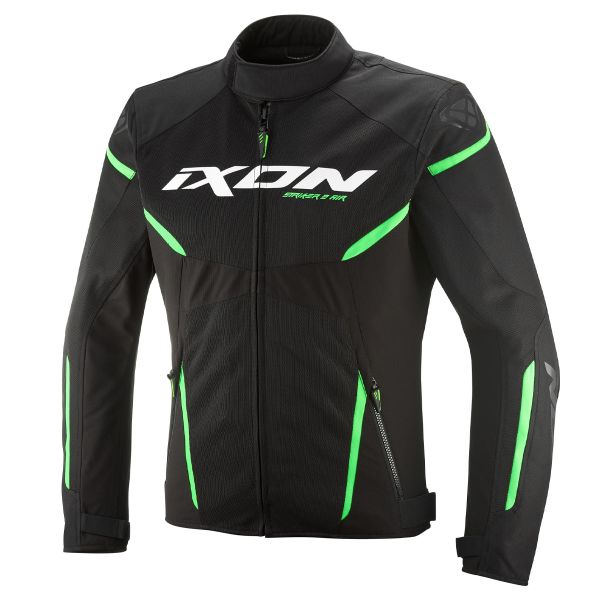 Cazadora moto Ixon Striker 2 Air WP Negro Verde