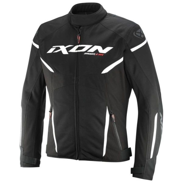 Cazadora moto Ixon Striker 2 Air WP Negro Blanco