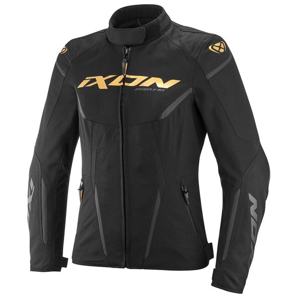 Cazadora moto Ixon Striker 2 Air WP Lady Negro Oro Cazadora moto Ixon Striker 2 Air WP Lady Negro Oro