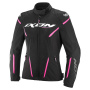 Cazadora moto Ixon Striker 2 Air WP Lady Negro Rosa