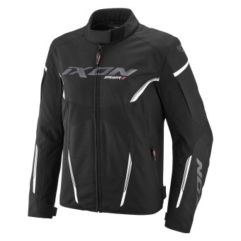 Cazadora moto Ixon Striker 2 C Negro Blanco