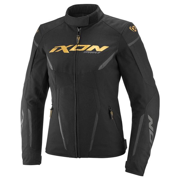 Cazadora moto Ixon Striker 2 Lady Negro Oro Cazadora moto Ixon Striker 2 Lady Negro Oro