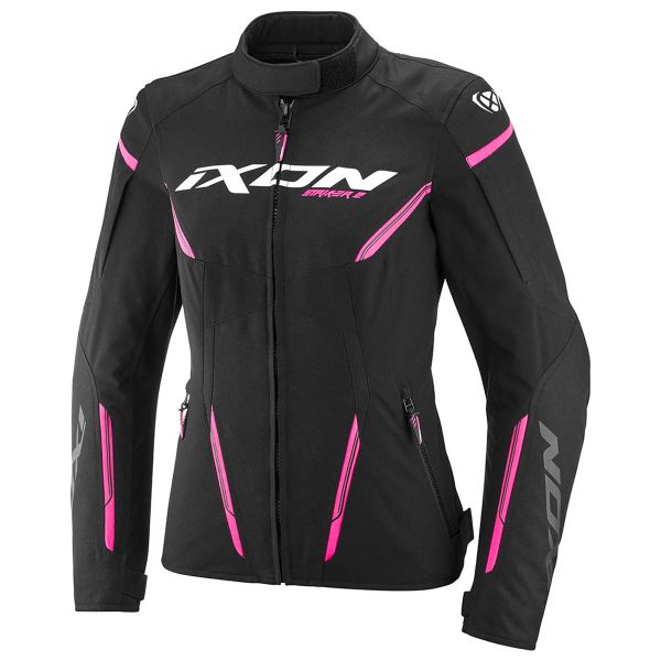 Cazadora moto Ixon Striker 2 Lady Negro Rosa Cazadora moto Ixon Striker 2 Lady Negro Rosa