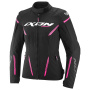 Cazadora moto Ixon Striker 2 Lady Negro Rosa