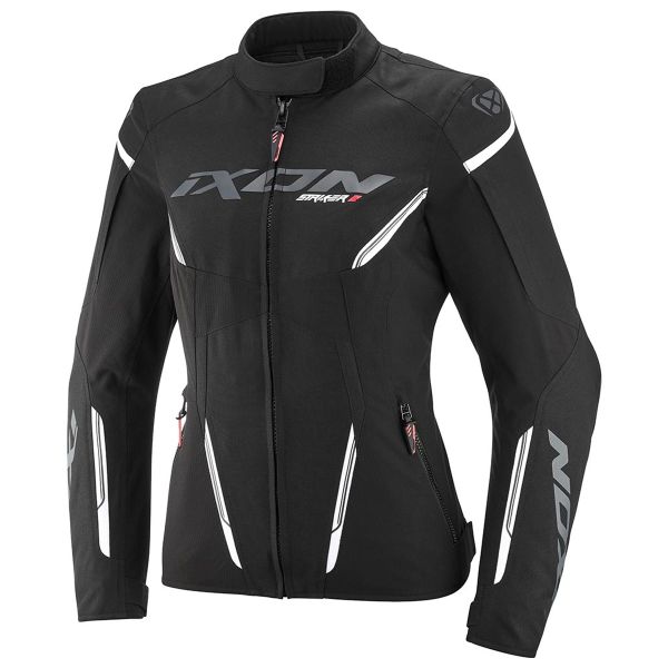 Cazadora moto Ixon Striker 2 Lady Negro Blanco Cazadora moto Ixon Striker 2 Lady Negro Blanco