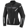 Cazadora moto Ixon Striker 2 Lady Negro Blanco