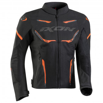 Cazadora moto Ixon Striker Air Black Orange
