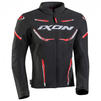 Cazadora moto Ixon Striker Air Black Red White
