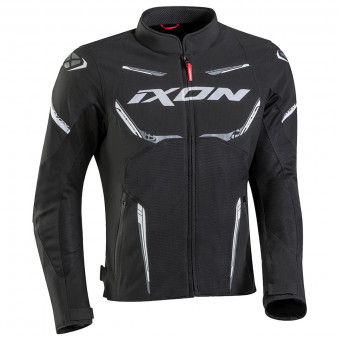 Cazadora moto Ixon Striker Air Black White