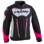 Cazadora moto Ixon Striker Air K L Black White Fuchsia