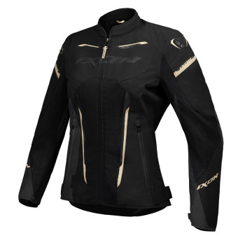 Cazadora moto Ixon Striker Air LD Black Anthracite Gold