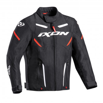 Cazadora moto Ixon Striker Kid Black White
