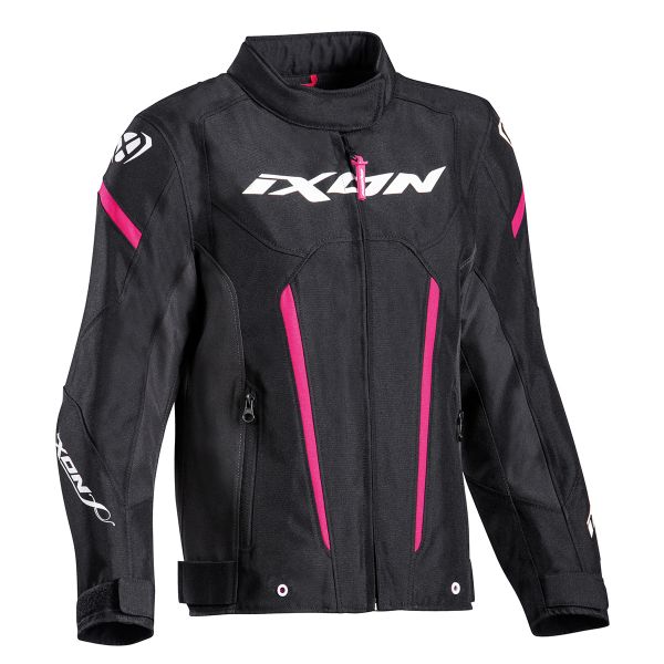 Cazadora moto Ixon Striker Kid L Black Fushia