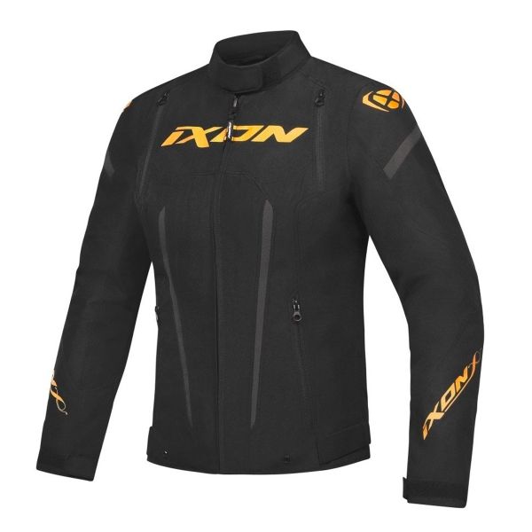 Cazadora moto Ixon Striker Lady Black Gold CE