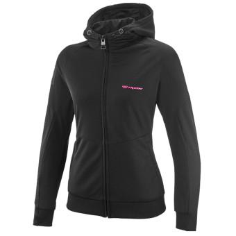 Cazadora moto Ixon Touchdown Air L Black Bright Pink