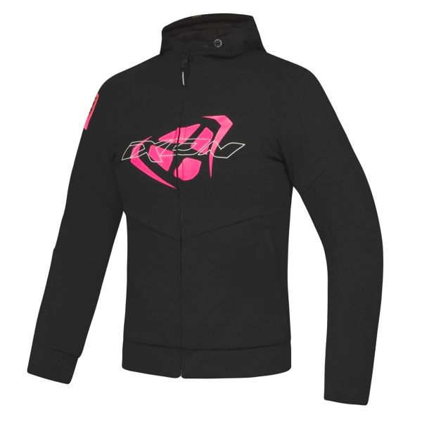 Cazadora moto Ixon Touchdown Lady Black Pink