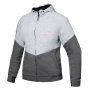 Cazadora moto Ixon Touchdown Lady Grey Silver Fuchsia