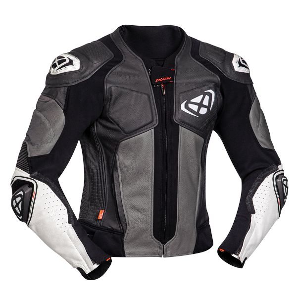 Cazadora moto Ixon Vendetta Jacket Evo Black Grey White