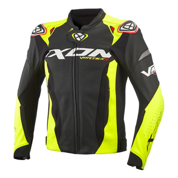 Cazadora moto Ixon Vortex 3 Jacket Black Bright Yellow Cazadora moto Ixon Vortex 3 Jacket Black Bright Yellow