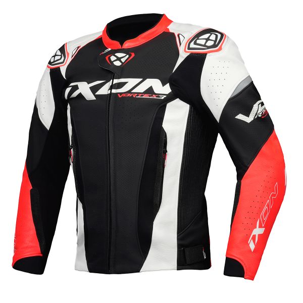 Cazadora moto Ixon Vortex 3 Jacket Black White Red Cazadora moto Ixon Vortex 3 Jacket Black White Red