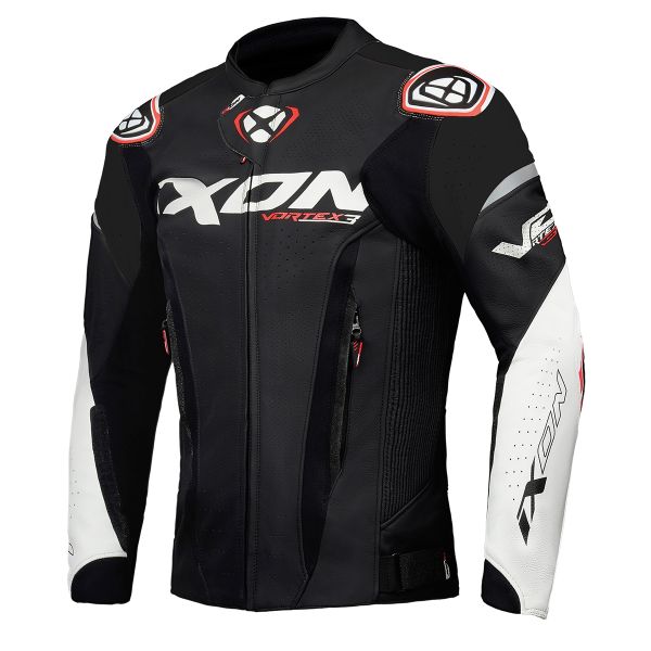 Cazadora moto Ixon Vortex 3 Jacket Black White Cazadora moto Ixon Vortex 3 Jacket Black White