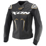 Cazadora moto Ixon Chaqueta Vortex 3 Mujer Negro Blanco Oro